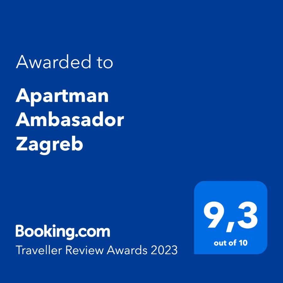 Apartman Ambasador Zagreb Exterior foto